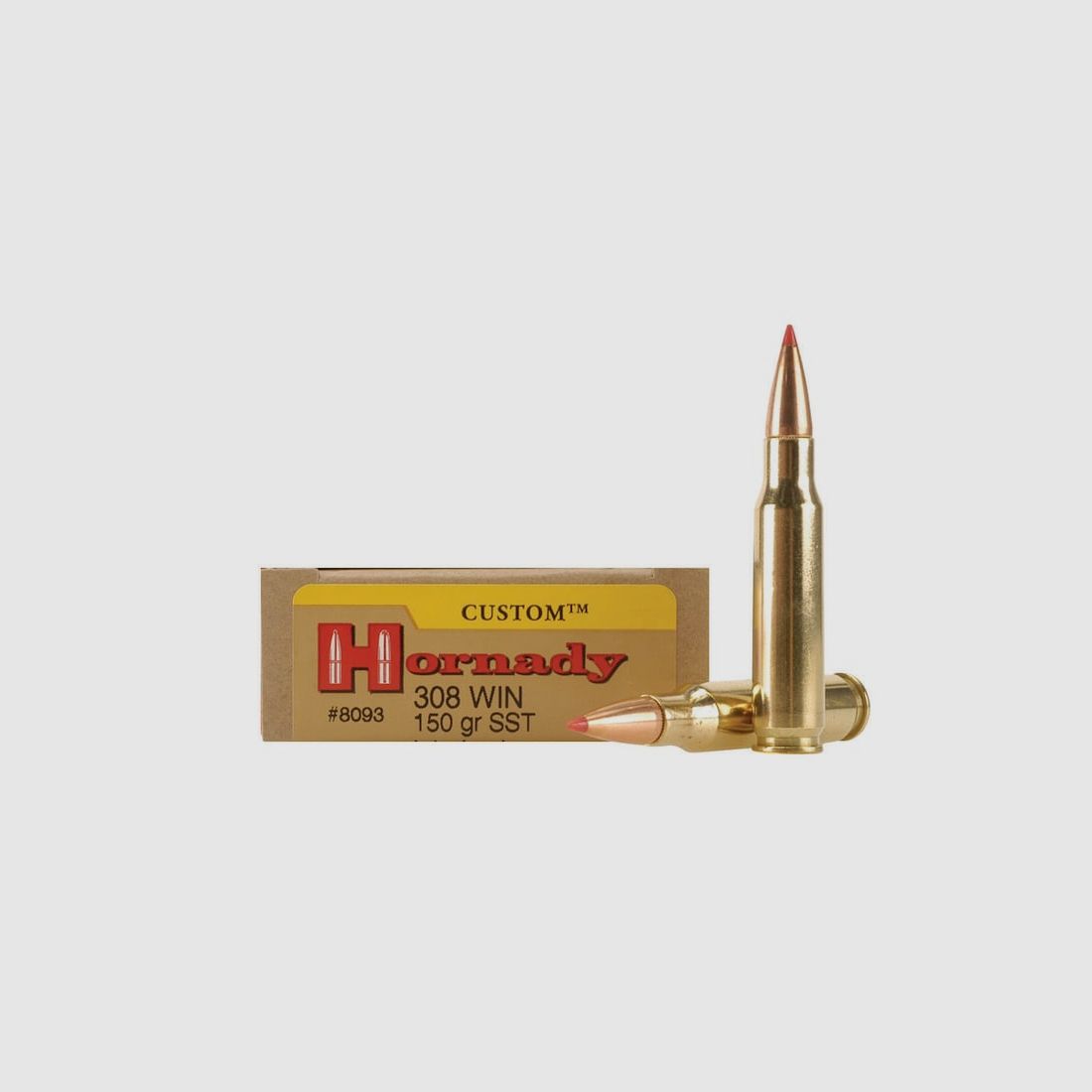 Hornady Custom .308 Win. 150GR SST 20 cartridges
