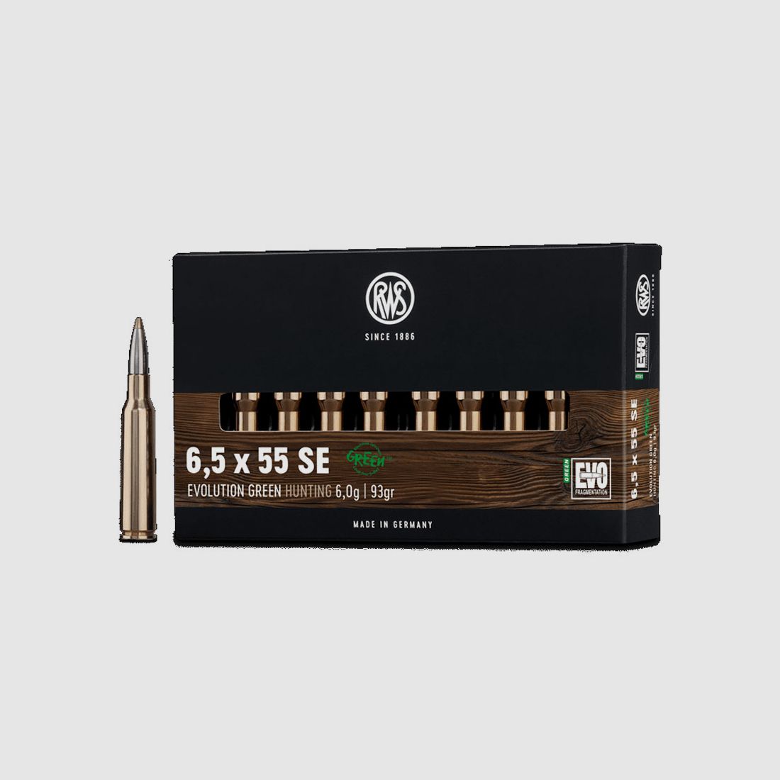 RWS 6,5mmCreedmoor Evo Green 6,0g - 93gr