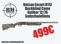 Fucile a pompa Hatsan Escort H112 - Duckblind Camo 12/76 - 71cm - MC