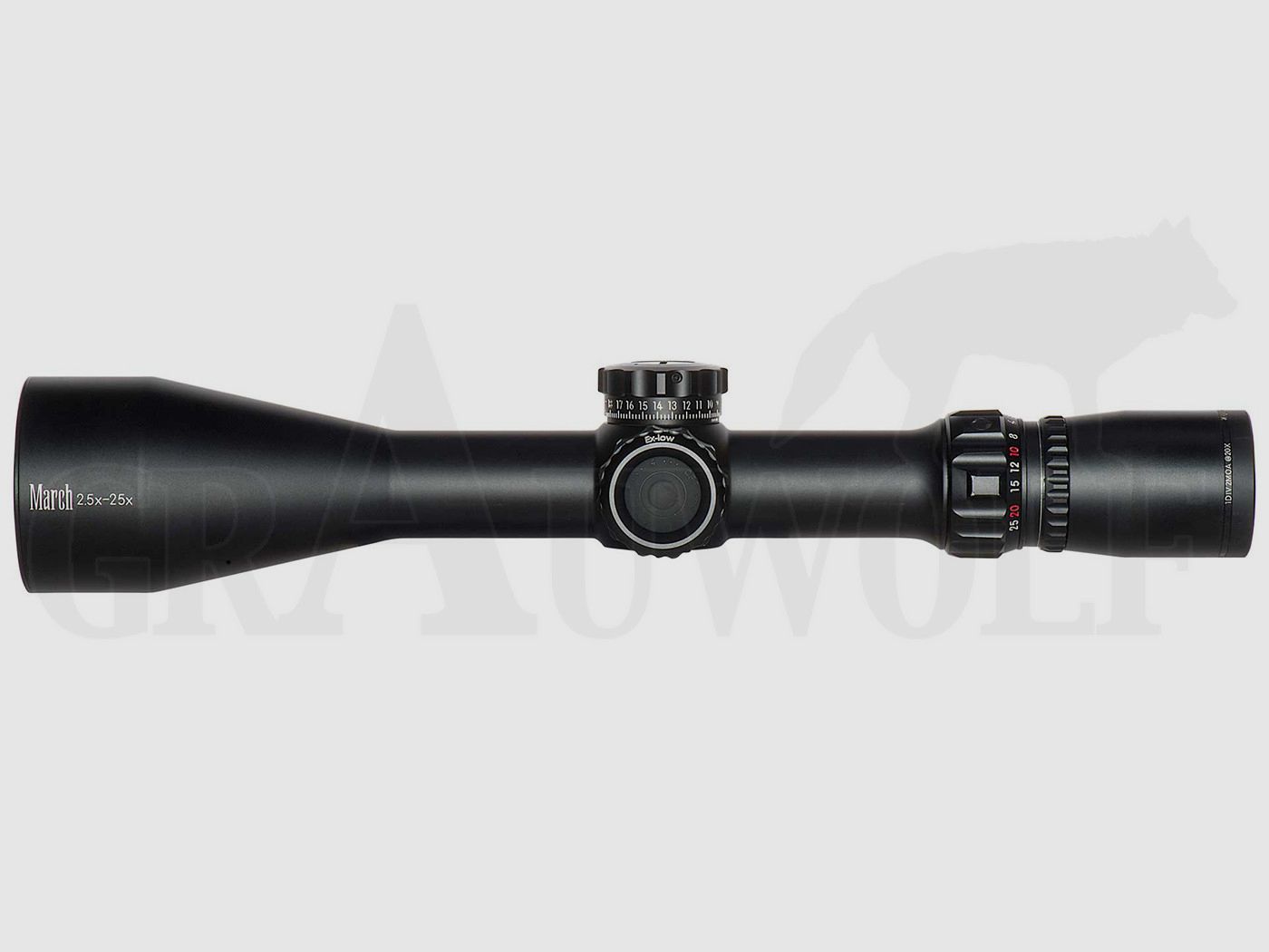 March Tactical 2,5-25x52 Zielfernrohr 30 mm Absehen MTR-2 beleuchtet