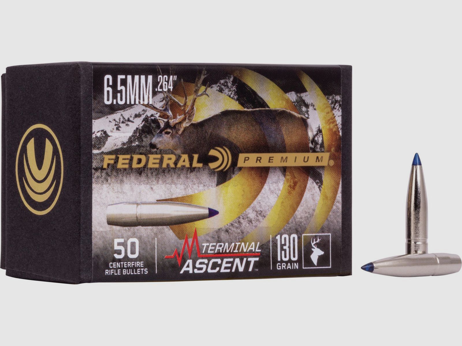 Federal Geschoss 6,5mm / .264 Terminal Ascent 135GR 50 Stück #PB264TA1