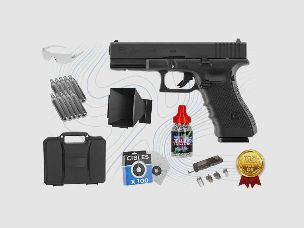 Pack Or Pistolet Glock 17 Gen 4 BBs 4.5 mm Umarex