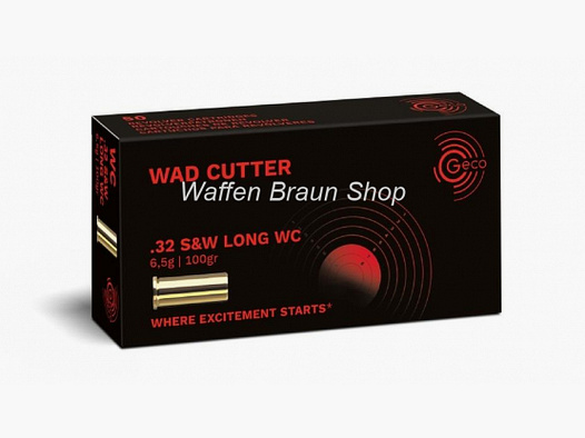 GECO PATR .32 S&W LANG WC 50 STK