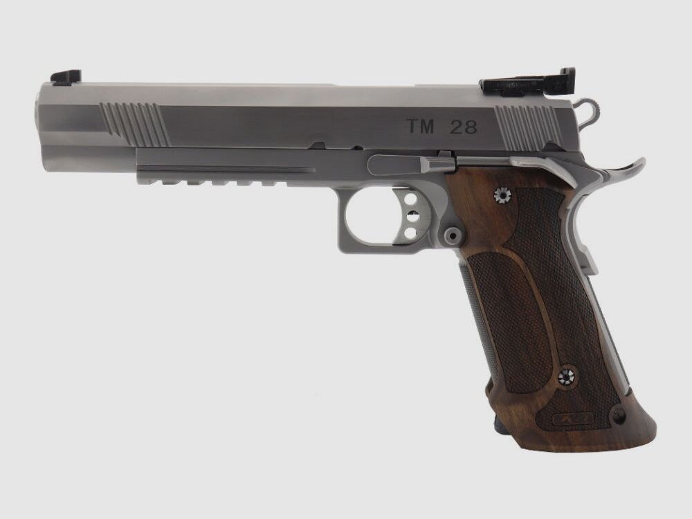 STP TM 28 6.0 z uchwytem Nill Match-German-Master i wymiennym systemem TM 6.0 9mm Luger oraz celownikiem BOMAR