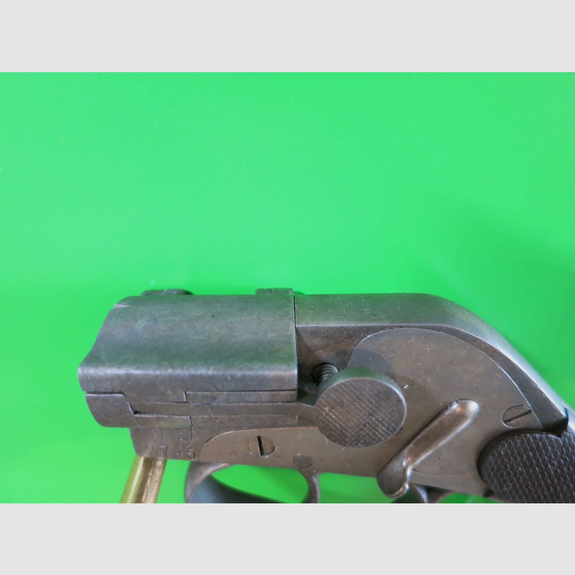 Pistolet sygnalizacyjny; pistolet świetlny bez lufy JGA (Anschütz) system Eisfeld, kal. 11 mm specjalny nabój #81-