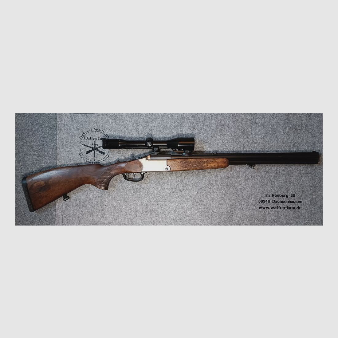 Fucile Blaser Mod. ES 80 con ottica Zeiss Diatal-Z 6x42