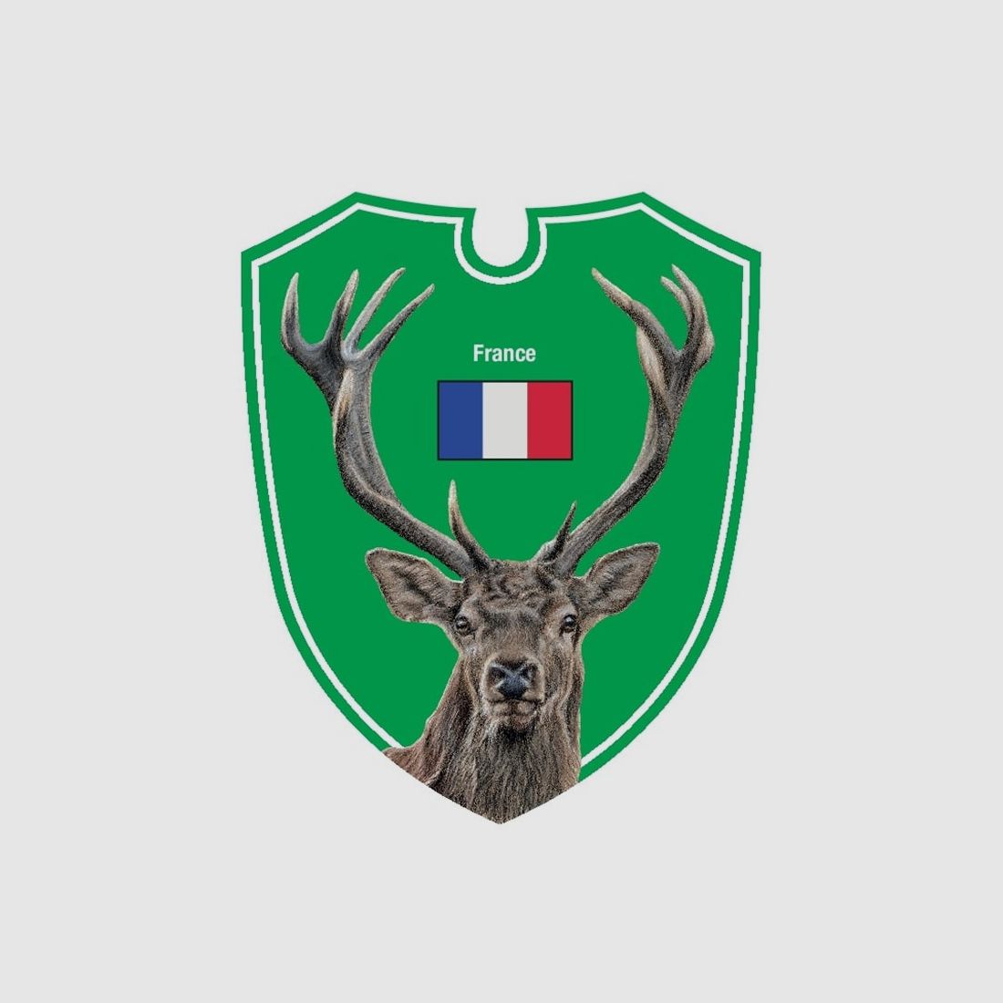 Dual optics car hunting signs deer