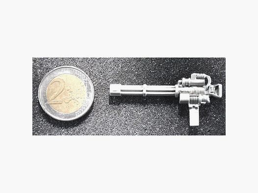 US Minigun / Vulcan Maschinengewehr als Metall-Anstecker