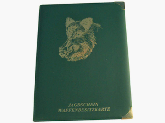 Hunting license and firearms ownership card case