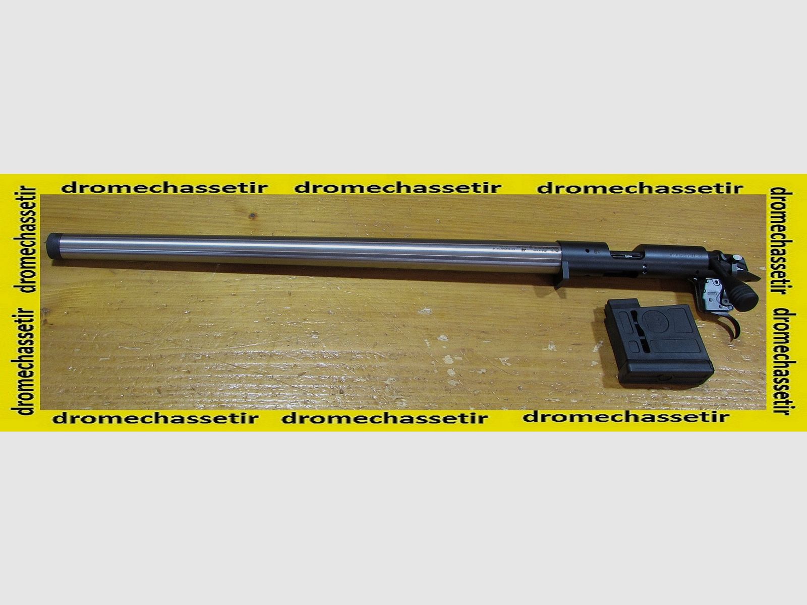 Linkshand-Action Bergara B14 R inox Kal. 22LR schwerer Lauf 51cm gewinde 1/2×28