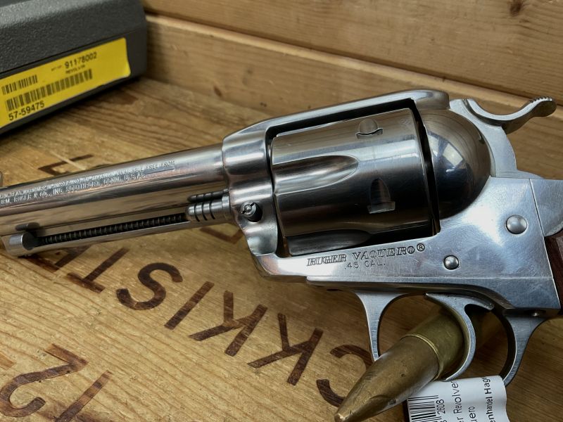 Revolver RUGER VAQUERO, Kal..45 Colt, mit Koffer und Papiere!!! Stainless!!!