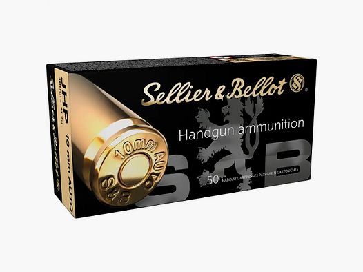 Sellier & Bellot JHP 11,7g/180grs à 50 10mm Auto