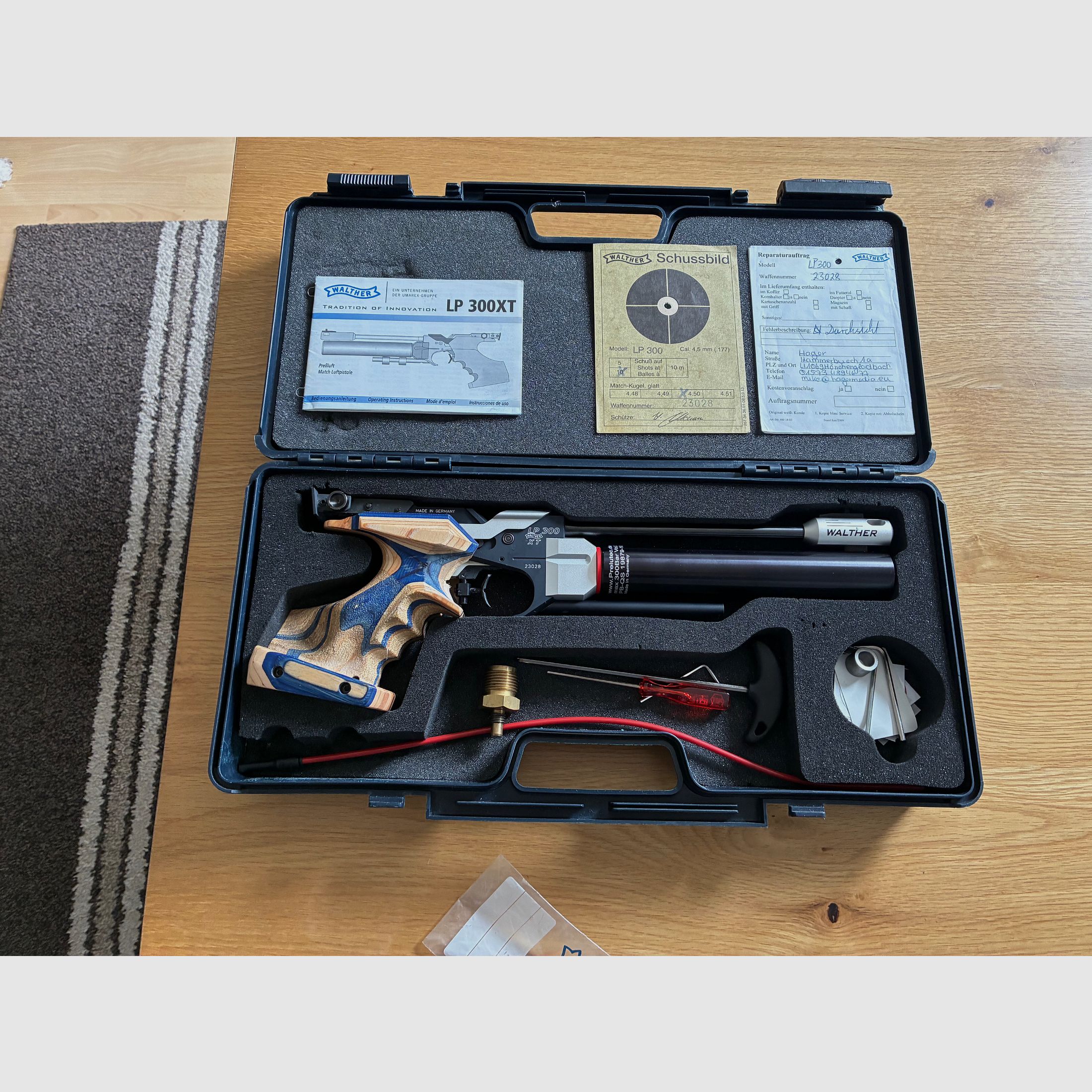 Walther LP300 XT air pistol