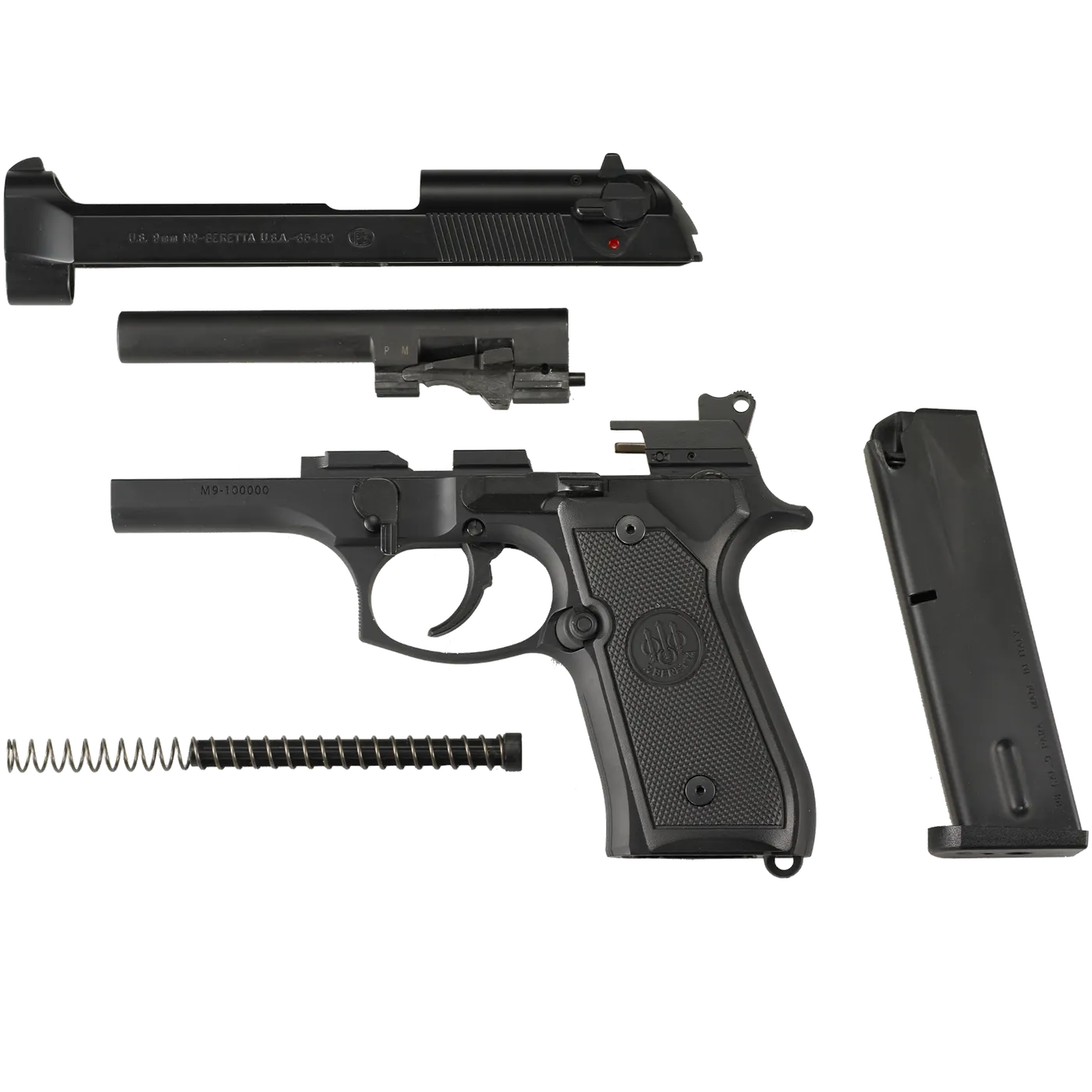 Beretta M9 schwarz – SA / DA .22lr., Bild 4 von 6