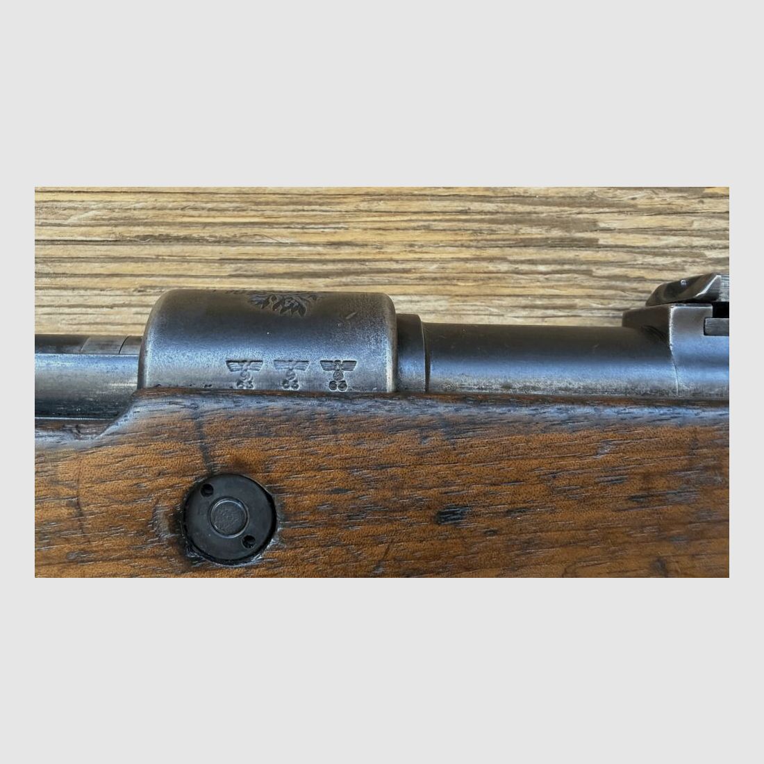 Mauser 98K z pasującymi numerami z pieczęcią 3. Rzeszy 1937 8x57JS