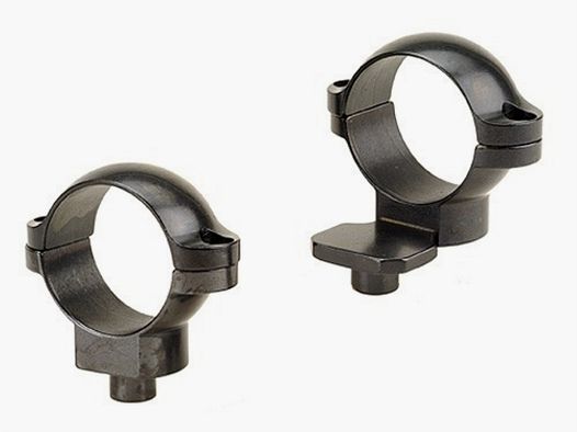 Leupold QR Ringe 25,4mm extended medium gekröpft glänzend schwarz