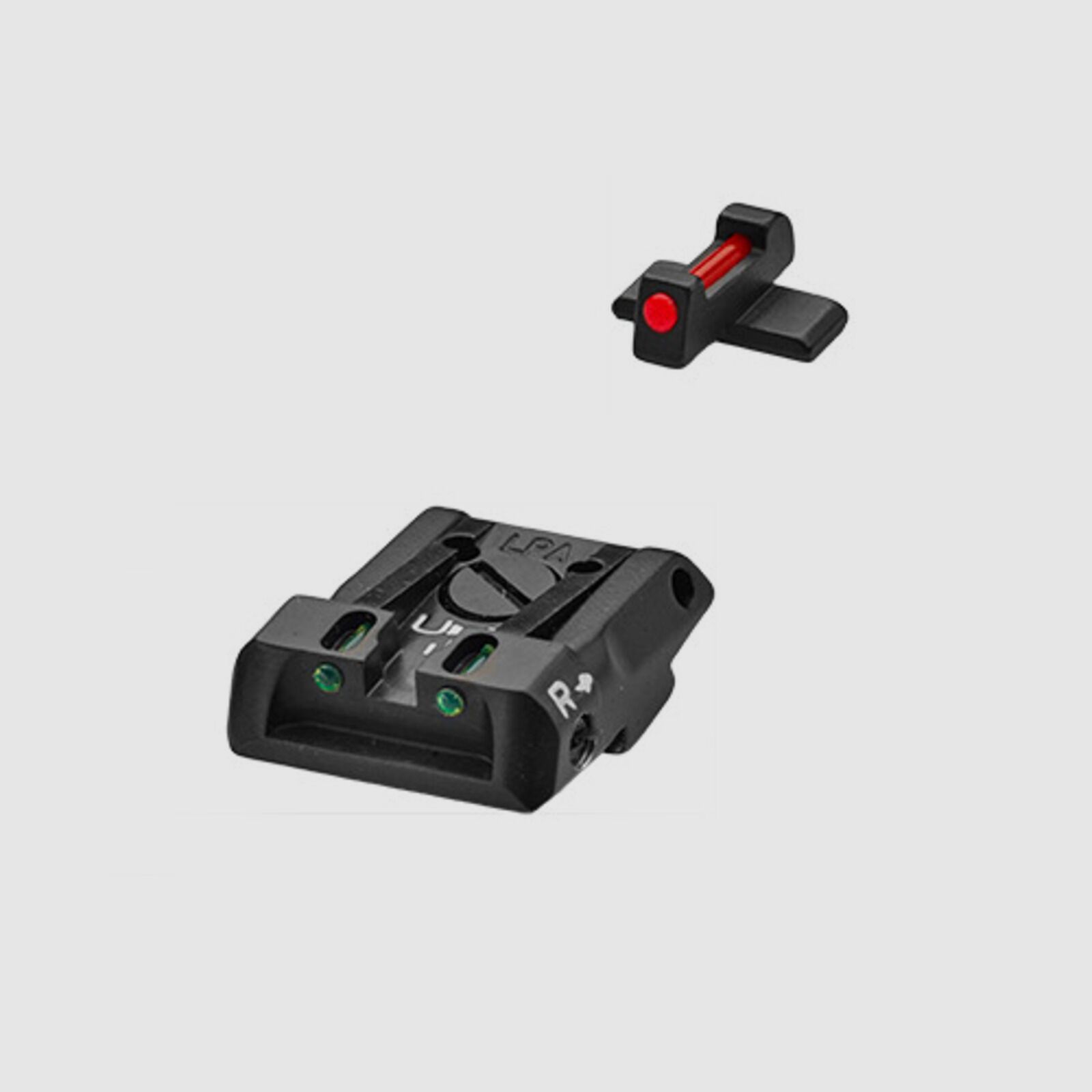 LPA SPF C-Visier Fiber groen/rood SIG P