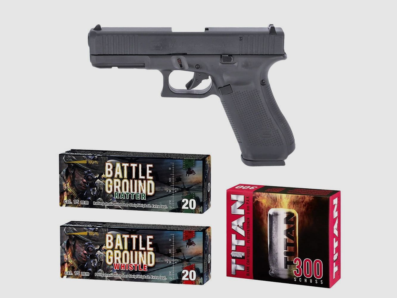 Knallerset Silvester Glock 17 Gen5 TOP