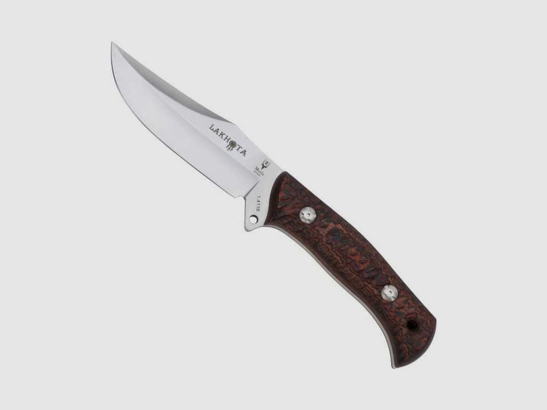 Muela Lakhota Jagd- und Freizeitmesser Pakkaholz X50CrMoV15 Stahl