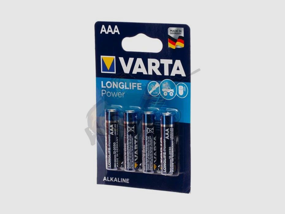 LR03 AAA Longlife Power 4er Pack - VARTA