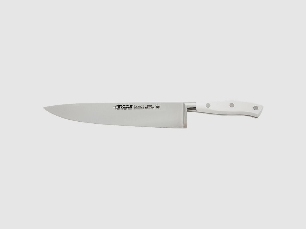 Cuchillo de Chef Arcos Riviera - Chef - 250mm - Blanco - A233724