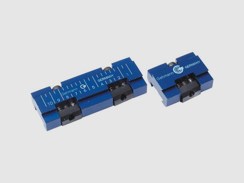Gehmann Alu-Visierlinienerhöhung 7,5mm blau