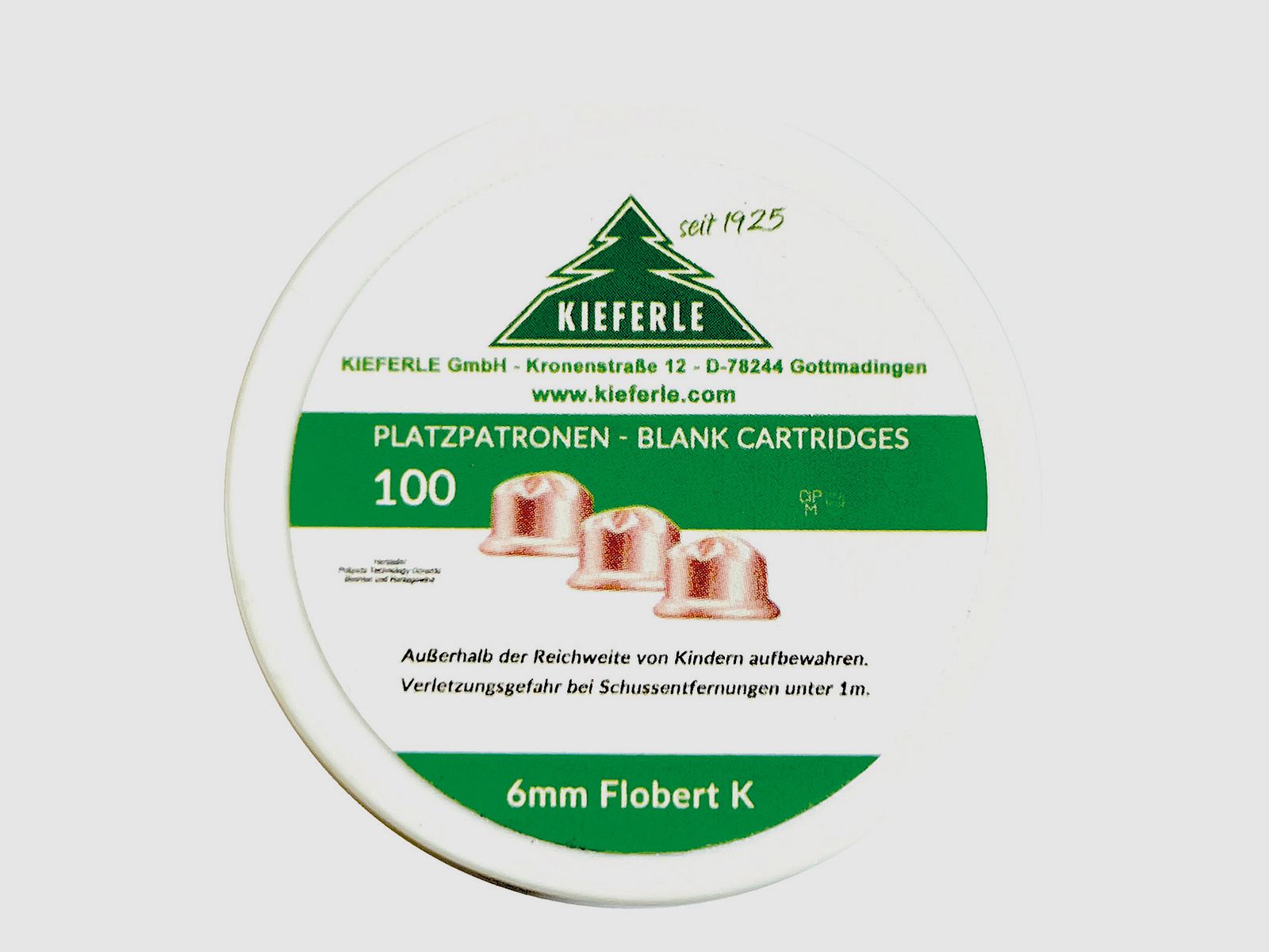 Platzpatronen Kal. 6 mm
