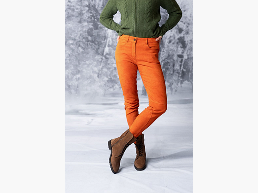 Habsburg Lederhose Zita in Orange