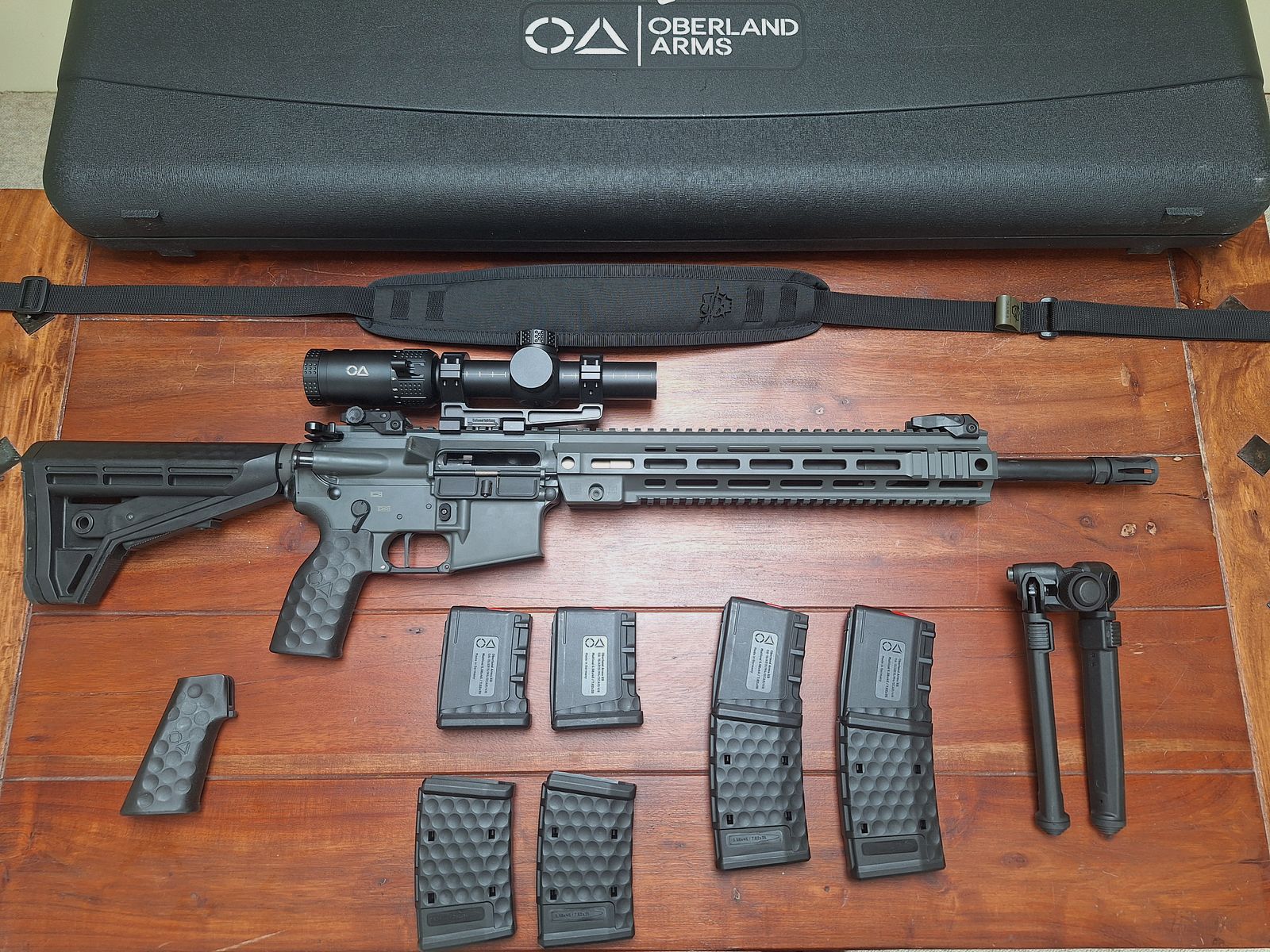 Oberland Arms M5 PR 16,75" – Cerakote Battleship Grey – sehr guter Zustand