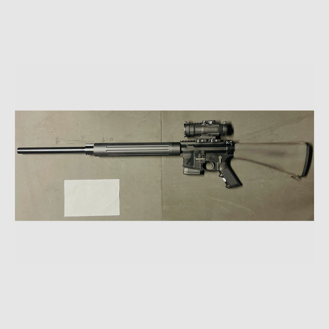 D.A.R match run 24" fixed shaft with Steiner 3x32
