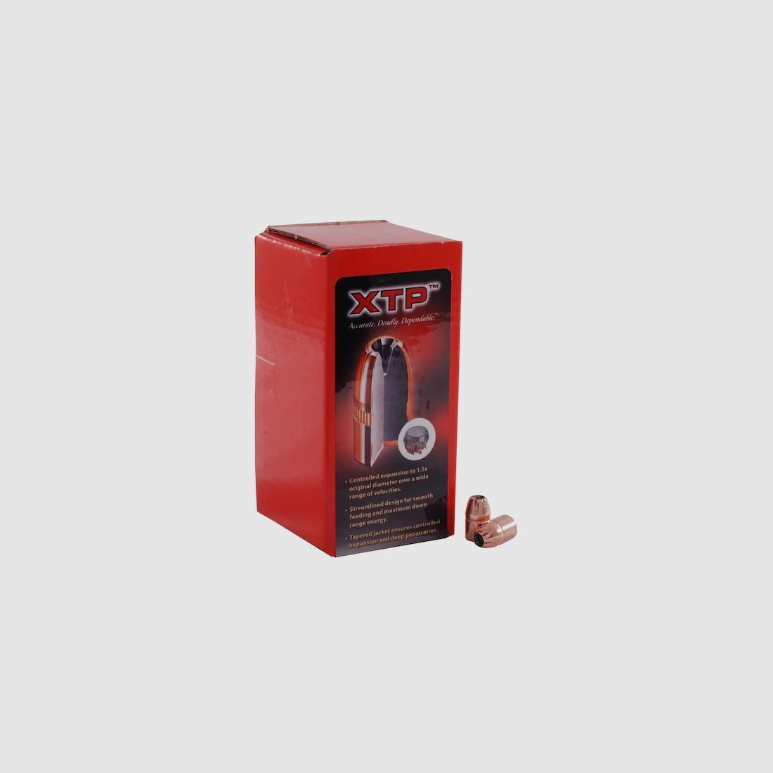 Hornady Geschoss .38/.357 HP/XTP mit Crimprille 140GR 100 Stück