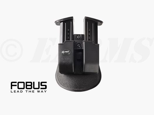 FOBUS Ruger, CZ, S&W, Walther 9mm Double Magazine Holster for Double Stack Magazines