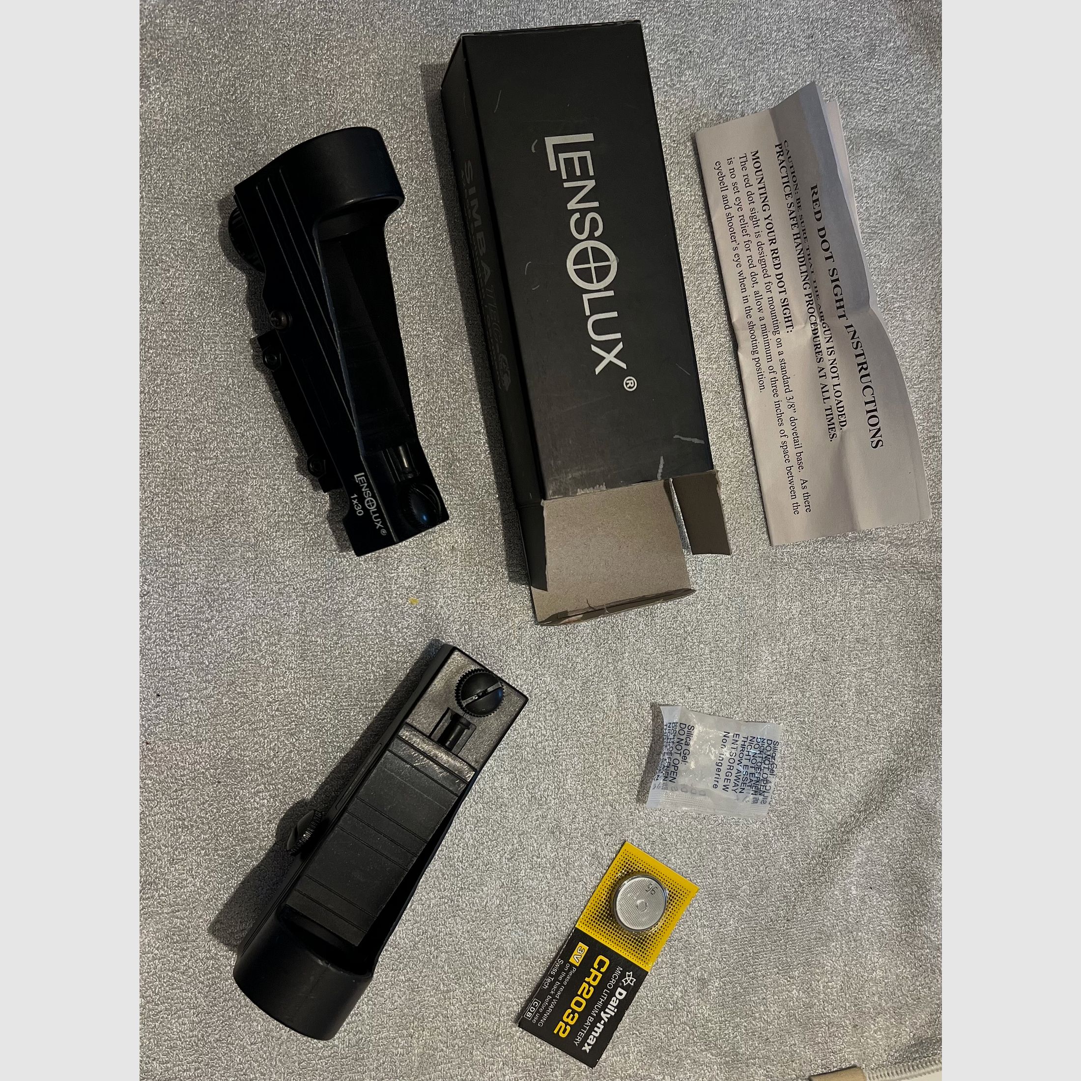 Leuchtpunkt-Zielfinder Lensolux 1x30 (2 Stück!)