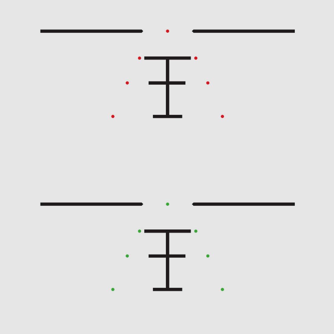 Holosun Prismenvisier MP3X-BDC mit BDC Punktabsehen, wechselbar rot oder grün und 3x Vergrösserung, Bild 2 von 2