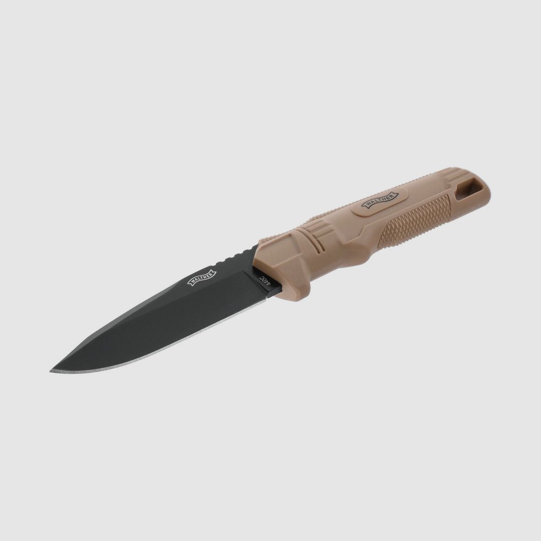 Walther Buk Messer feststehende Klinge schwarz FDE, Bild 2 von 4