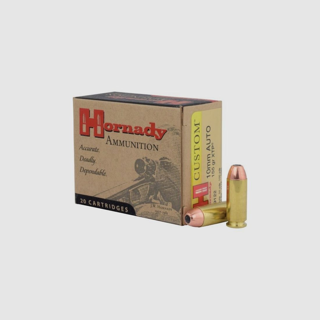 Hornady XTP 10,0g/155grs pour 10MM Auto
