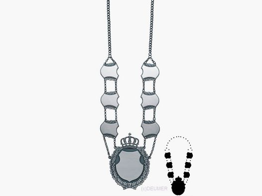 Schützenkette 58067 original Deumer, altsilber
