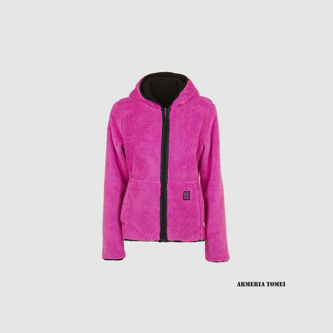 UNIVERS – WOMEN – REVERSIBLE FLEECE JACKET DARK GREEN, image 6 of 6