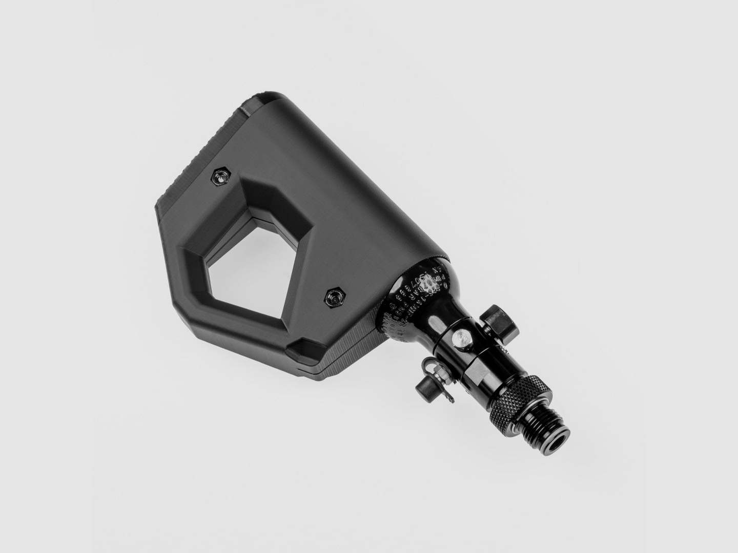 Shoulder stock | 0.16 (9ci) L bottle | BUTTSTOCK | BLACK | stylish design