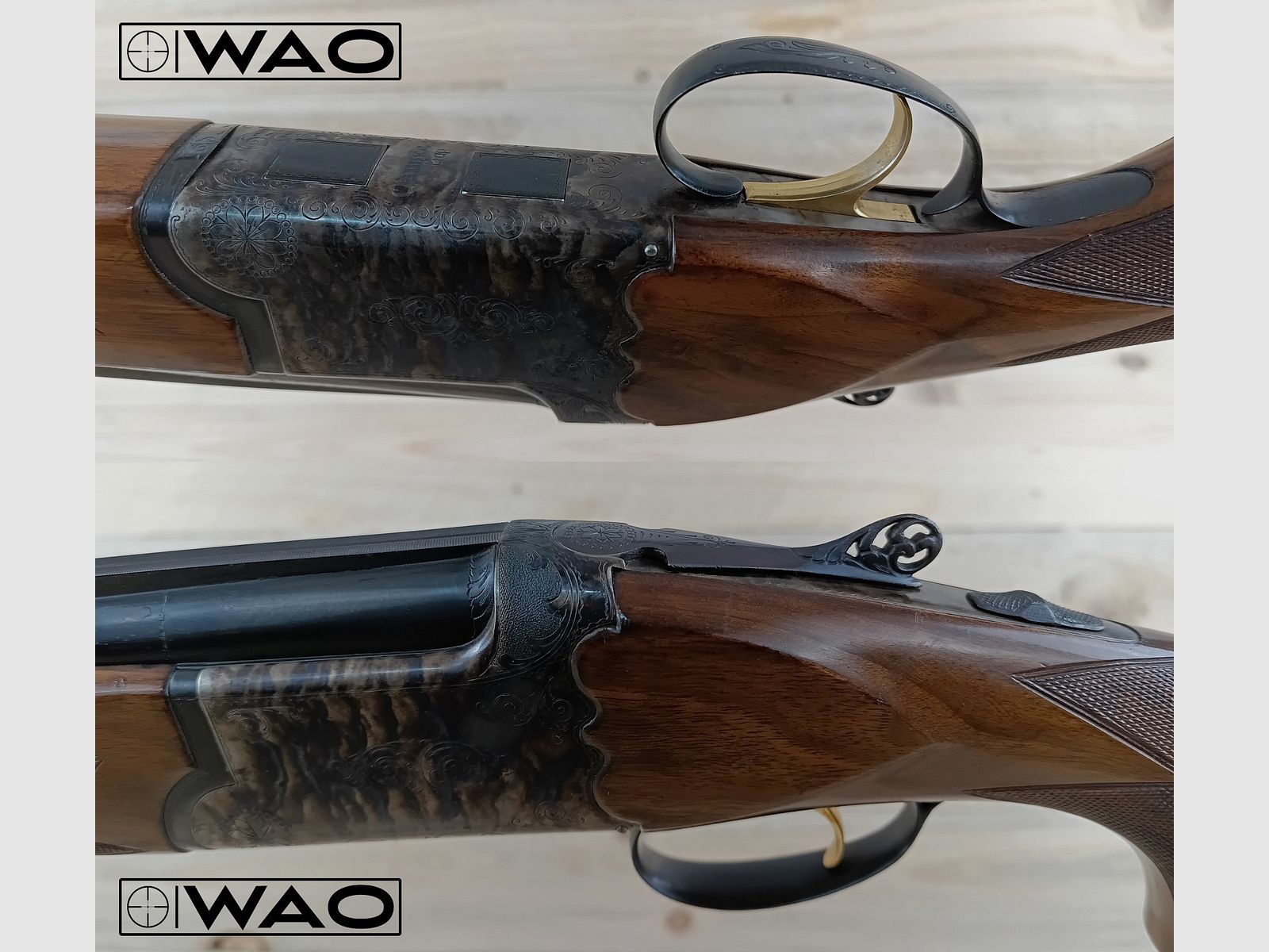 Bockdoppelflinte I.A.B. / Hege Olympic Trap, Kal. 12/70 *hochwertig*