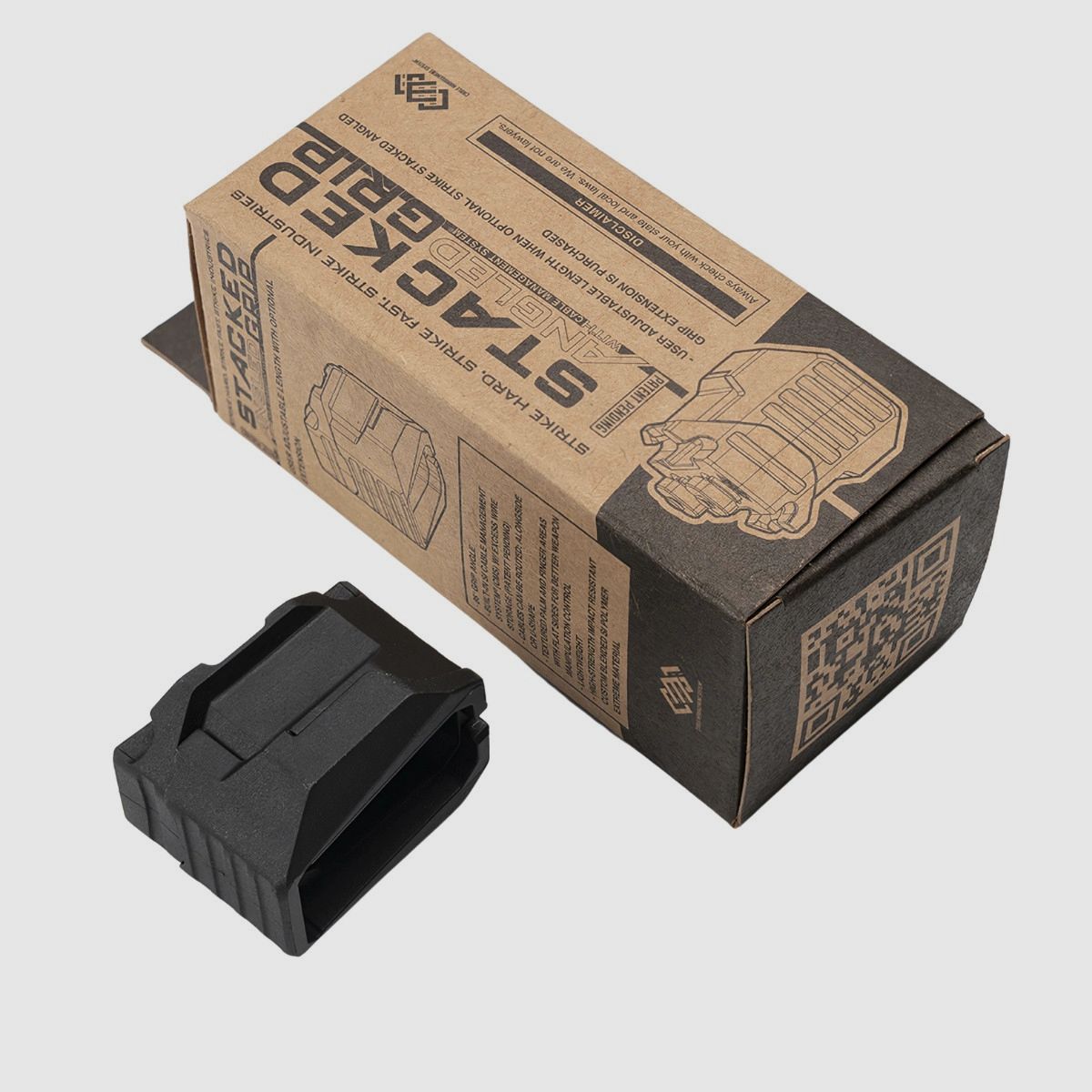 Strike Industries - Chwyt przedni Strike Stacked Angled CMS - M-LOK - Czarny - SI-AR-CMS-SAF, zdjęcie 3 z 8