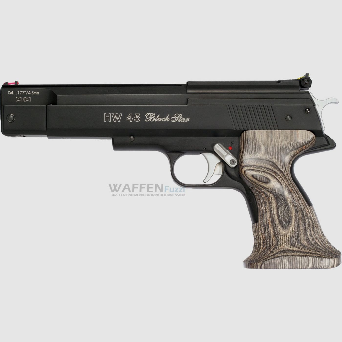 HW 45 Blackstar pistolet à air Weihrauch calibre 4,5mm diabolo