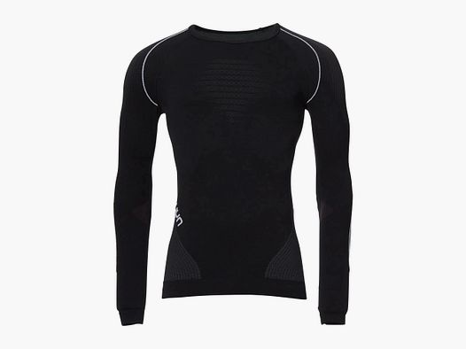 Uyn UYN Longsleeve Evolutyon Männer schwarz anthrazit weiß