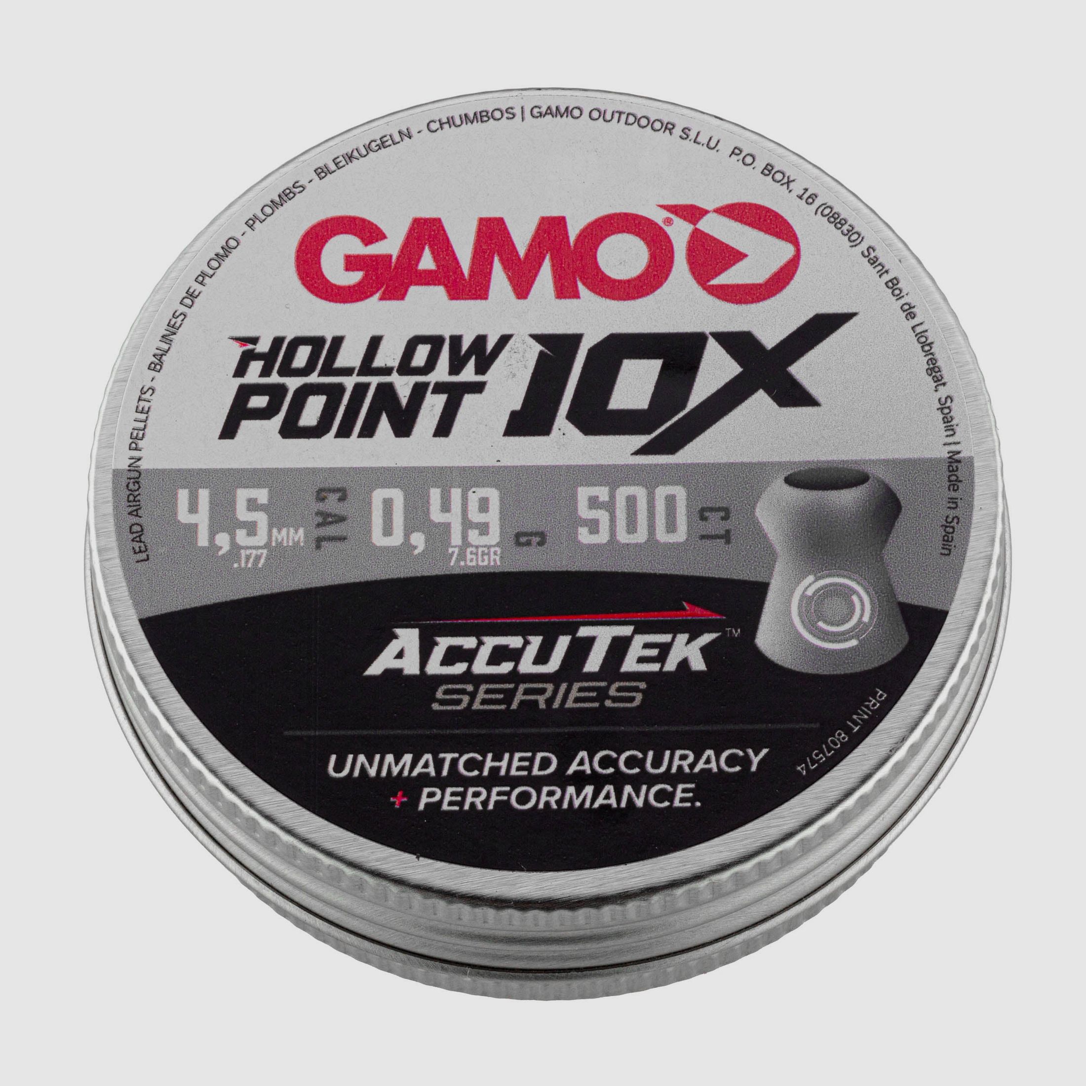Gamo Hollow Point Accutek 4,5mm Diabolos, Bild 1 von 4