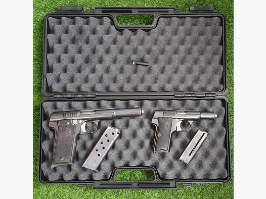 Historic pair of ASTRA 400 and 300 9mm pistols