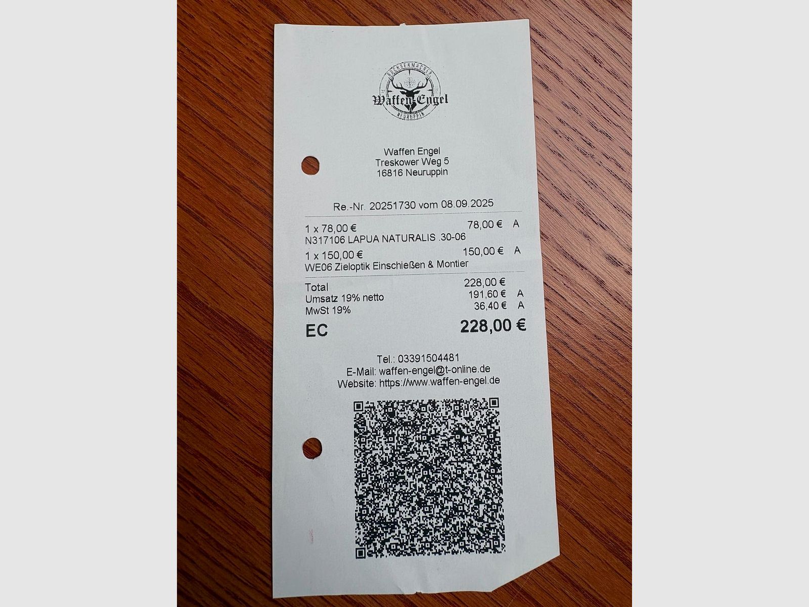 Kipplaufbüchse Sabatti 98, inkl. Optik, Waffenkoffer und Munition