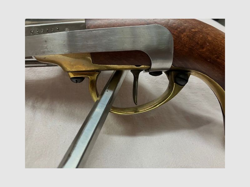 Charleville M 1777 flintlock pistol in caliber .69, unused condition