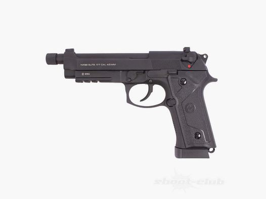 NXG NX92 Elite Tactical Blow Back 4,5mm BB Schwarz M14x1 li