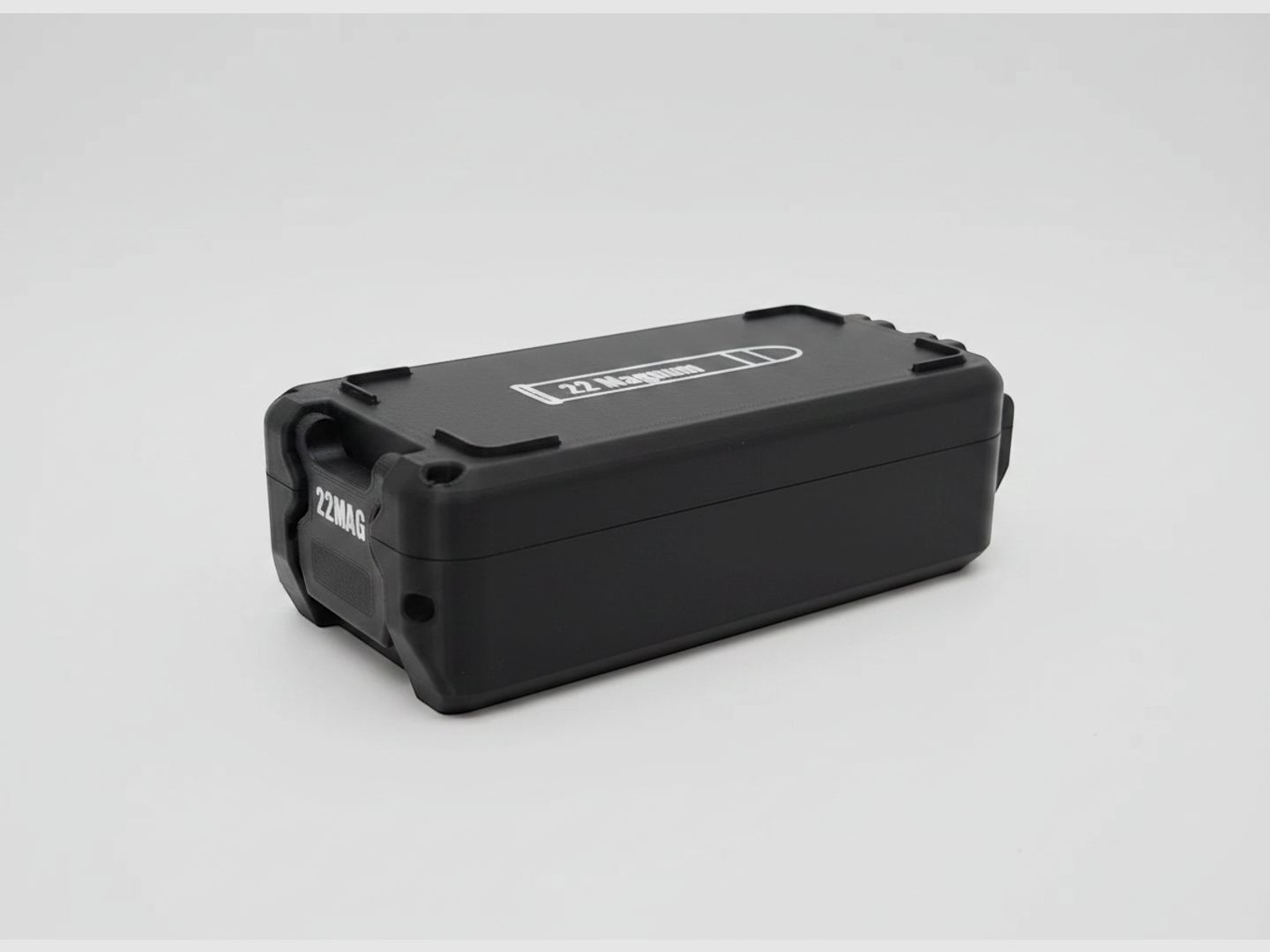 Filamelt Munitionsbox / 22 WMR / 'Klapp- / Rastdeckel' / Patronenbox, Ammo Box