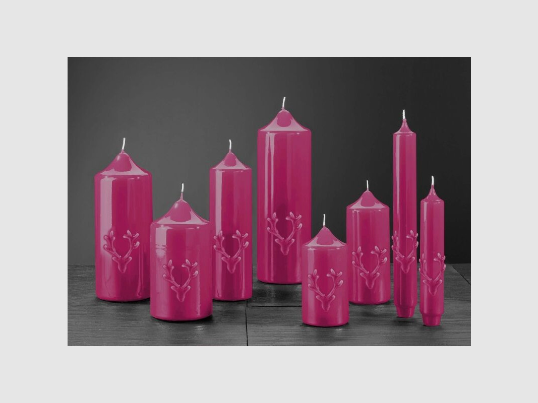 Engels Kerzen Gelackte Stab- oder Stumpkerze mit Geweih